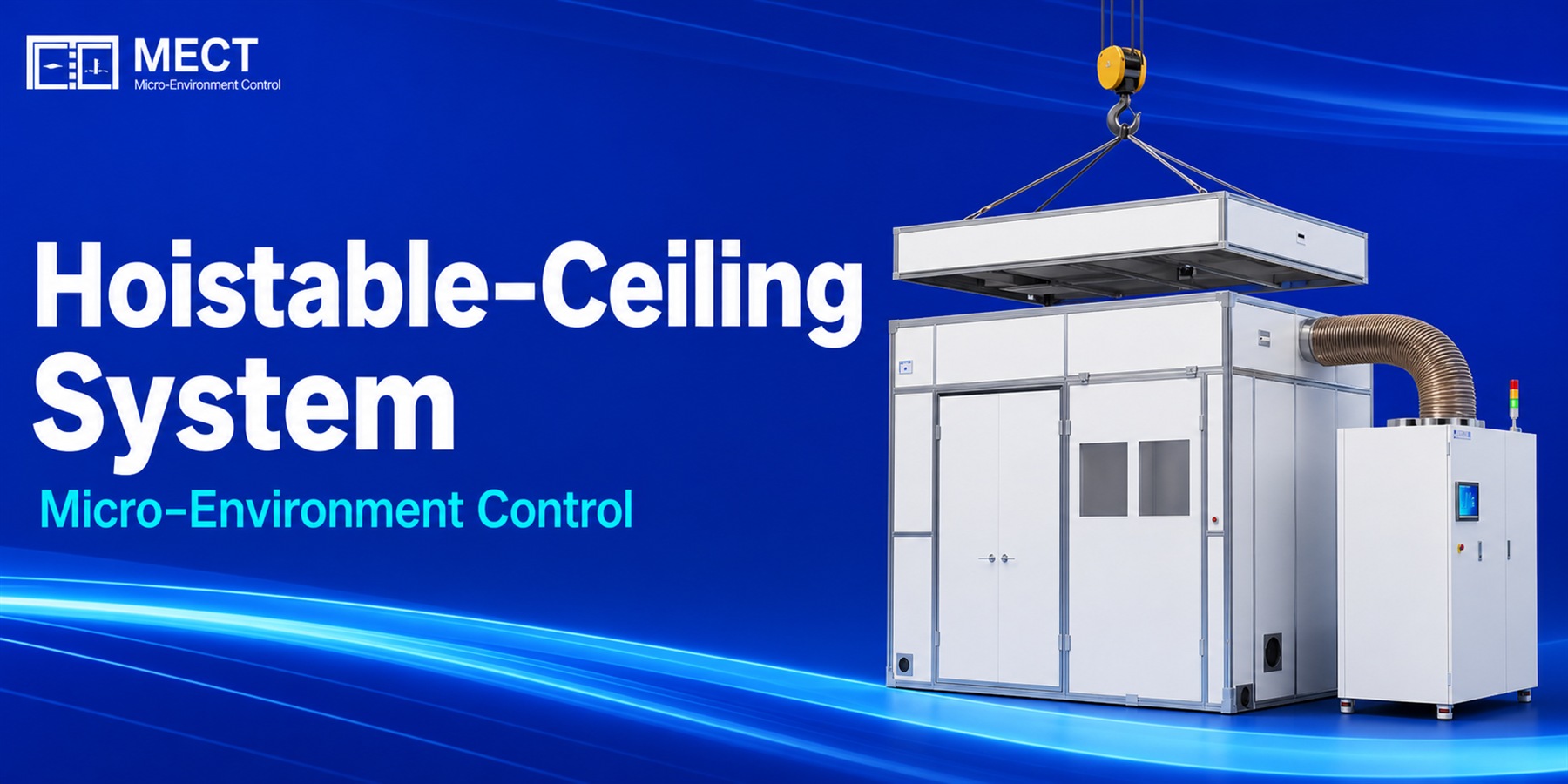 News Flash | Micro-Environment Control System with a Hoistable Chamber Ceiling Successfully Developed